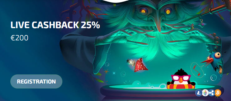 BoaBoa Casino Live Cashback Bonus