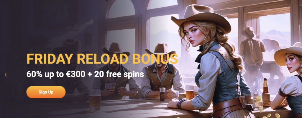 GunsBet Casino Friday Reload Bonus