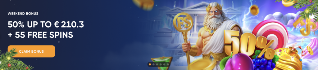 Spinarium Casino Welcome Bonus