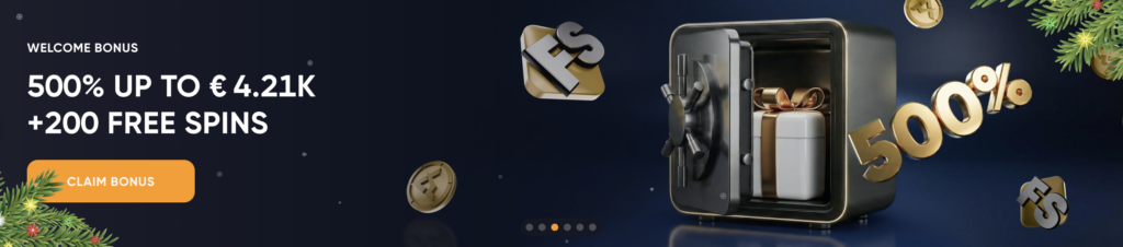 Spinarium Casino Welcome Package