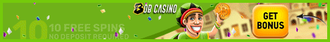 Bob Casino Welcome Bonus Banner 