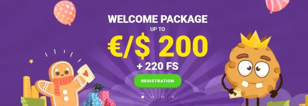 cookies casino welcome