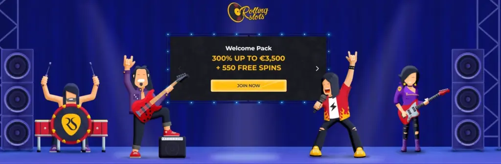 rollingslots casino welcome