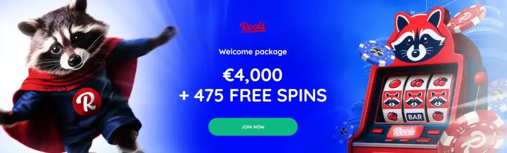 rooli casino welcome