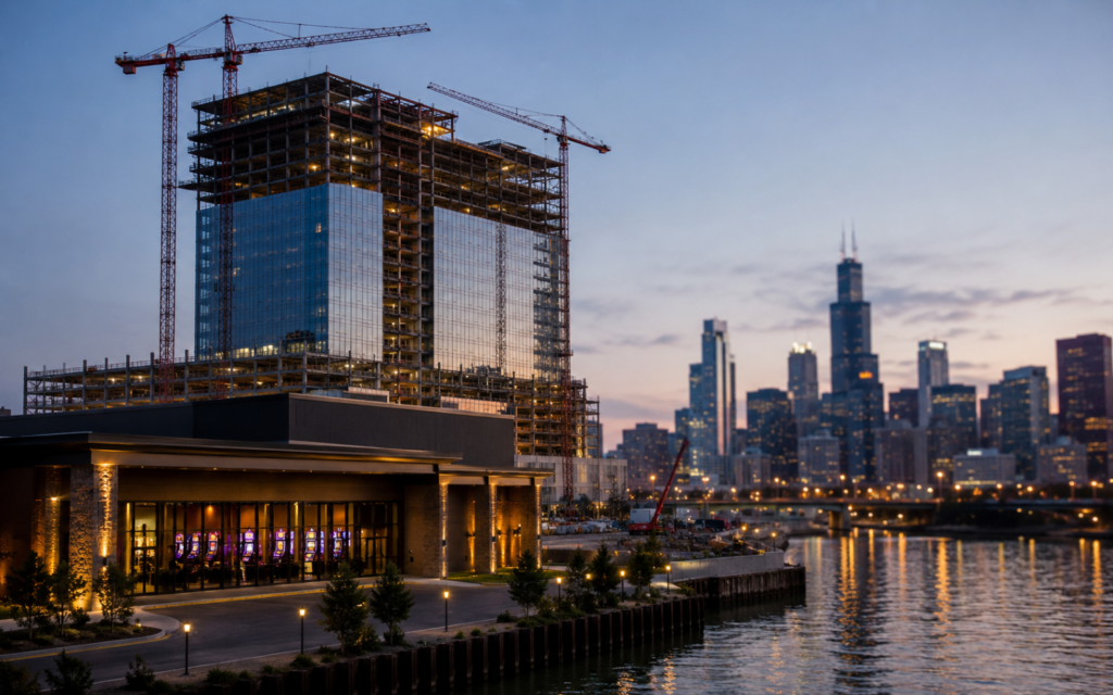 Illinois Lawmakers Clear Path for Bally’s Chicago Casino to Stay Open During Construction Delay