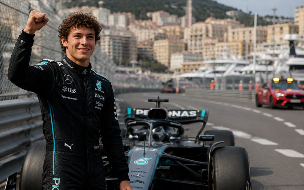 Antonelli Extends Championship Lead With Commanding Monaco Victory Amid Late-Race Drama