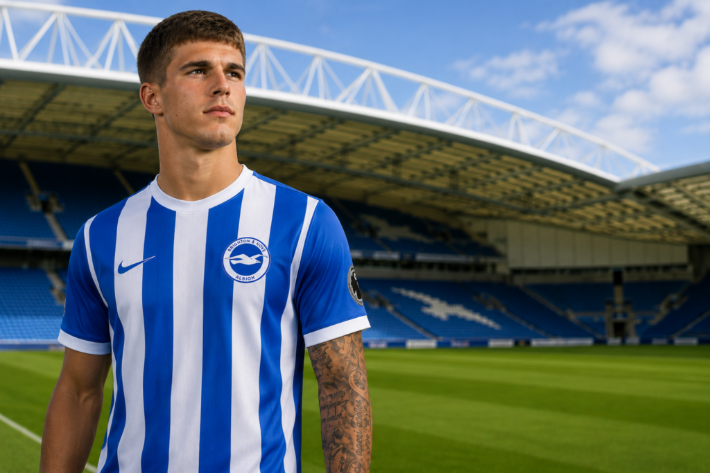 Brighton Break Transfer Record to Land Croatia Defender Luka Vuskovic