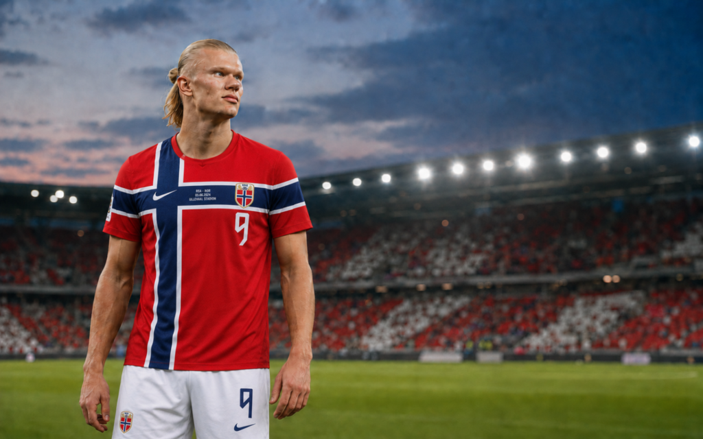 Haaland Turns Up Pressure on England Before World Cup Quarter-Final