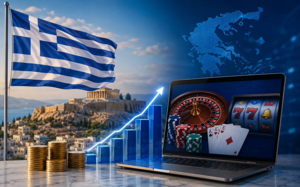 Greece’s Gambling Revenue Climbs to €3.07bn as Online Growth Accelerates