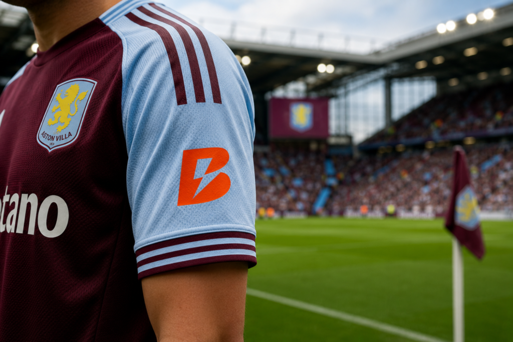 Betano Extends Aston Villa Alliance with New Three-Year Sleeve Sponsorship Deal