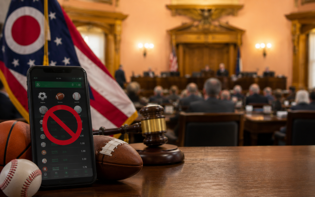 Ohio Bill Targets Online Sports Betting and Popular Wager Types