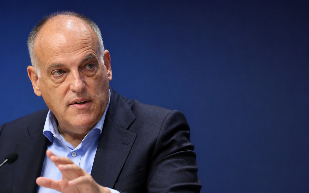 Tebas Accuses FIFA of Damaging Football’s Trust After Balogun Suspension Controversy