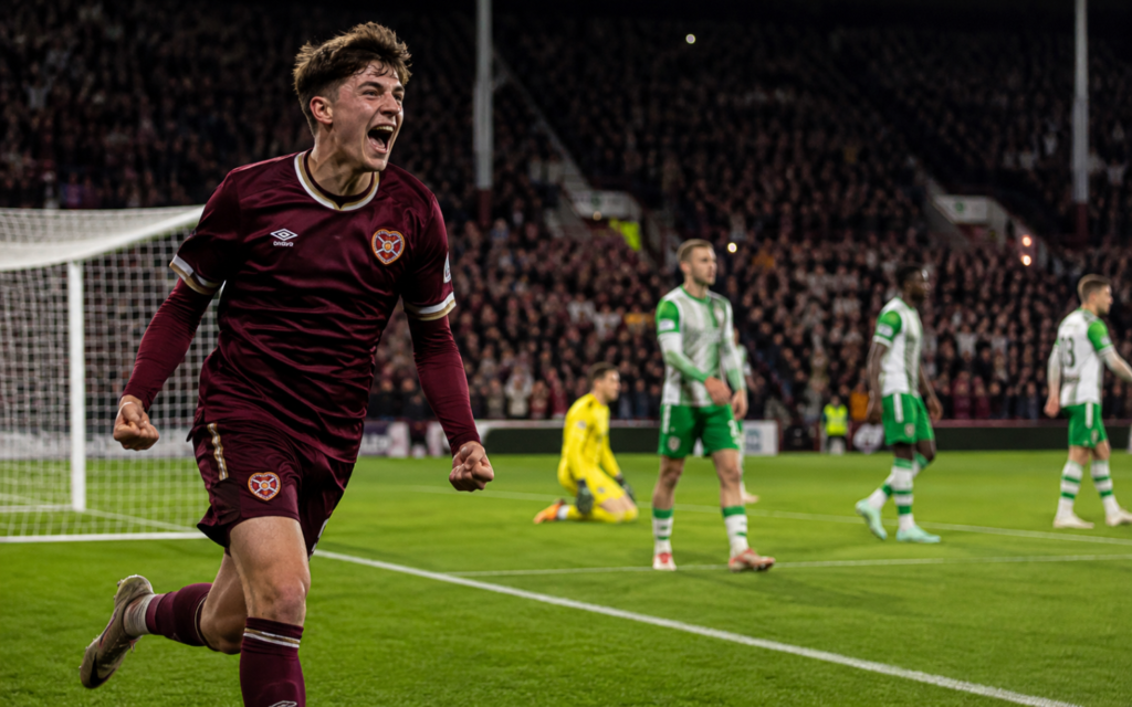 Hearts, Rapid Vienna, football, sport