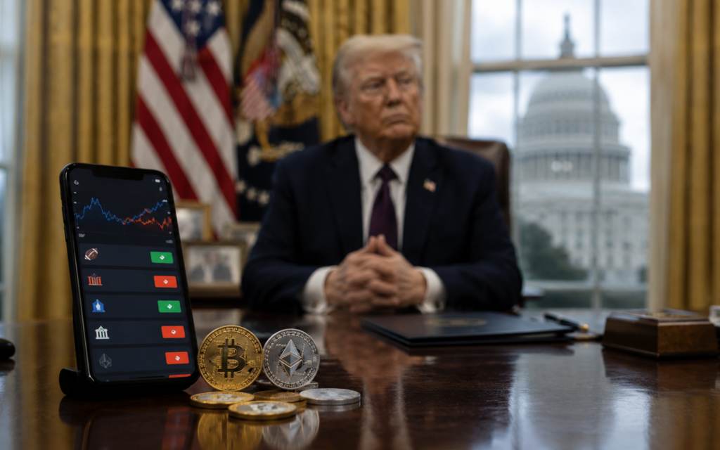 Trump’s Crypto Market Bill Faces Senate Test as Prediction Market Fight Deepens