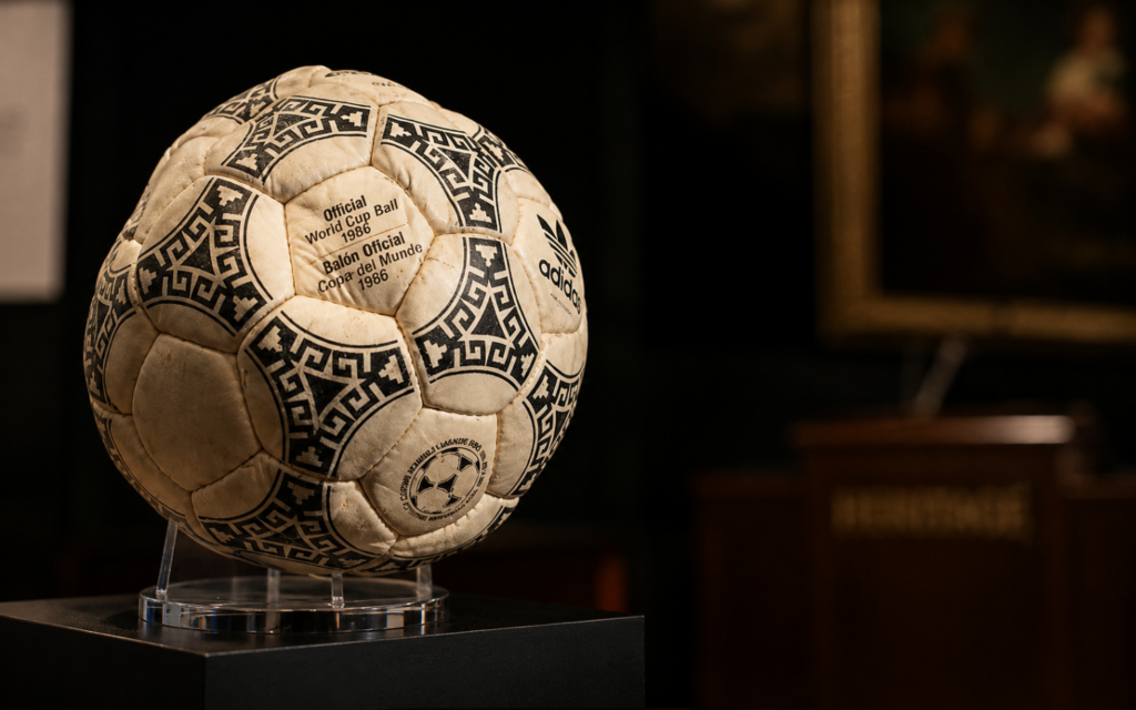 Maradona’s 1986 ‘Hand of God’ Ball Sells for £2.5m at US Auction