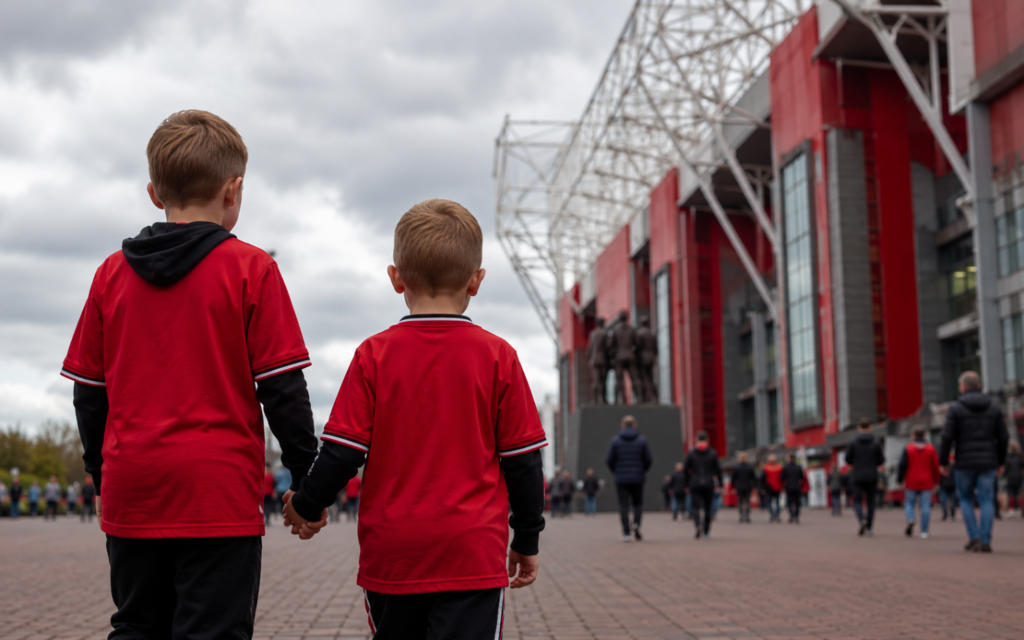 Manchester United Honour PC Matthew Blades as Sons Lead Team Out at Old Trafford
