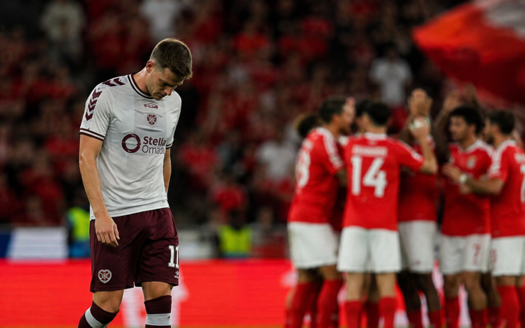 Hearts Crushed 6-1 by Benfica as European Tie Slips Away in Lisbon