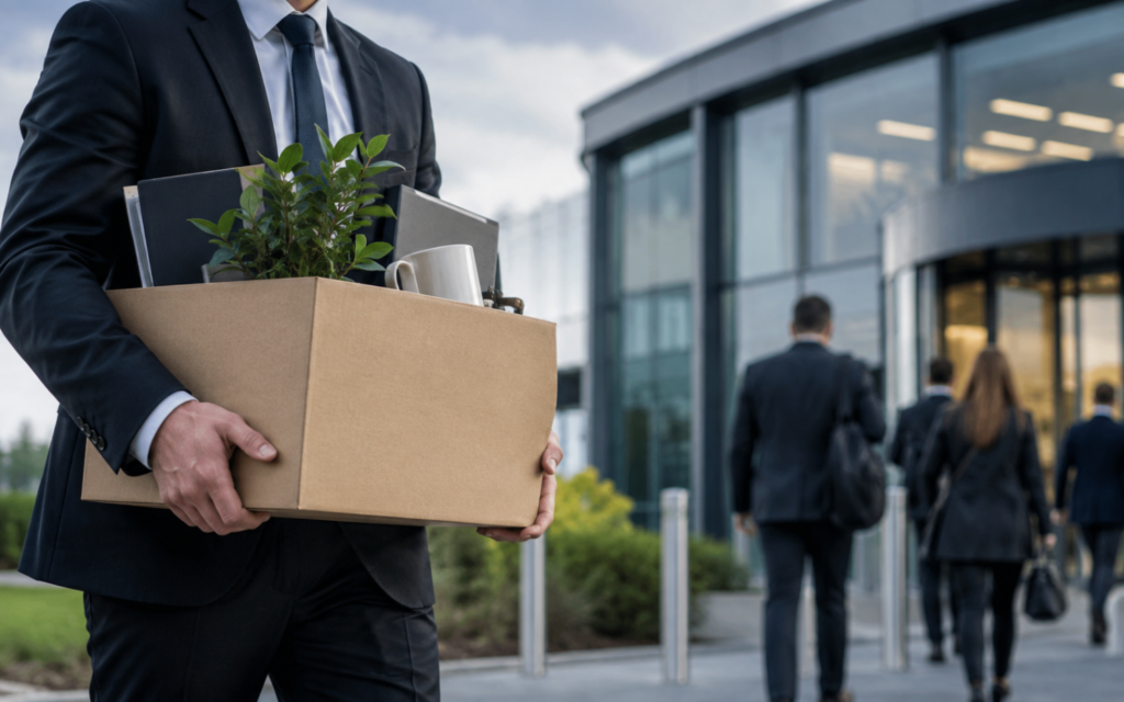 Businessman, departure