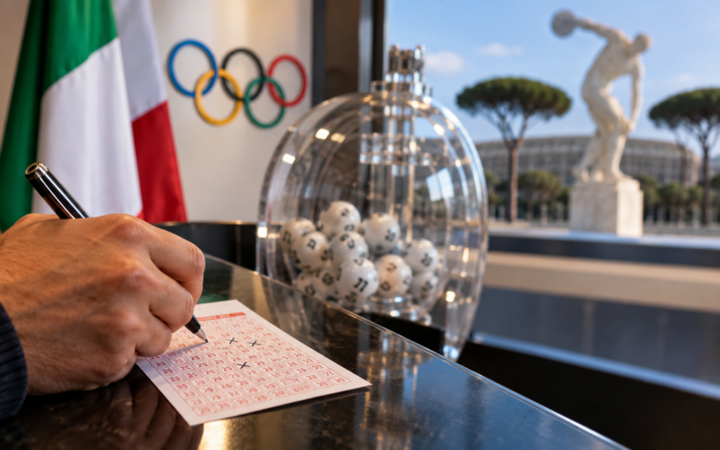 Lottery, Italy, Olympic games