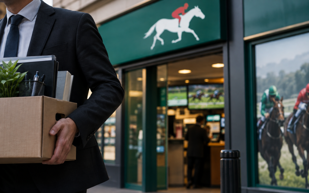 Departure, horseracing betting shop, business