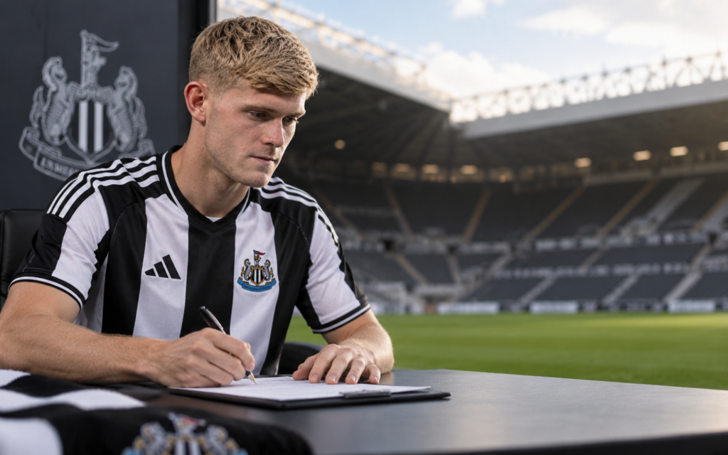 Lewis Hall Commits Future to Newcastle With Deal Until 2031