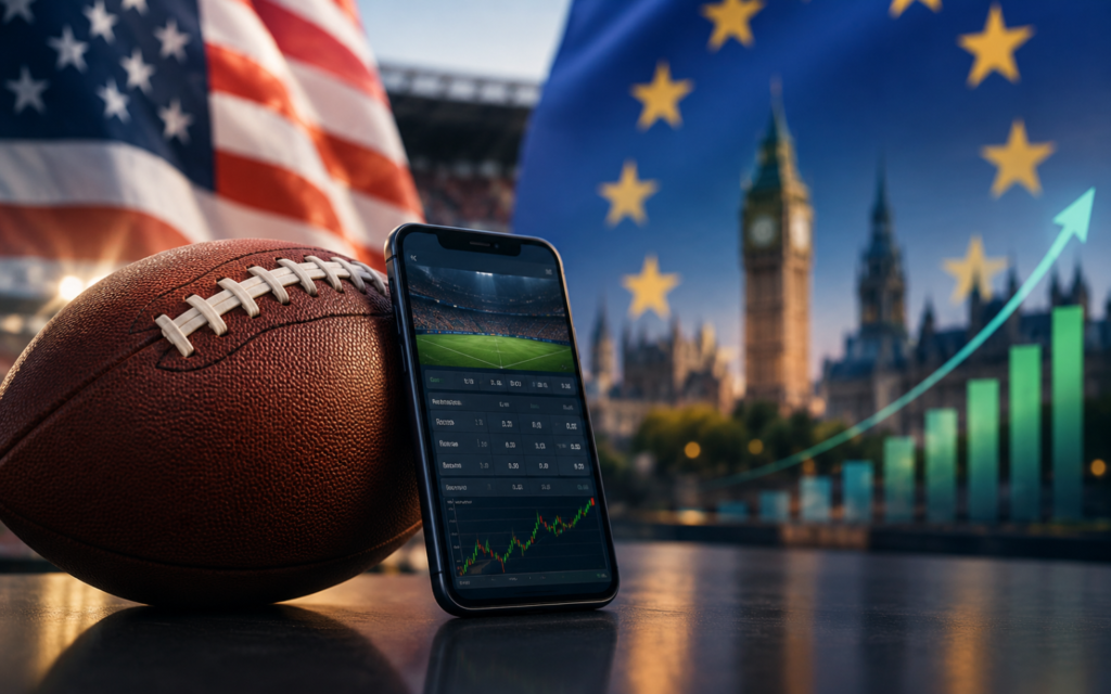 NFL Betting Growth Stalls in US as European Markets Build Momentum