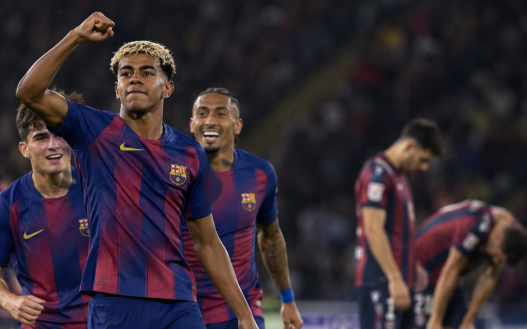 Barcelona Hold Off Levante Comeback to Preserve Perfect La Liga Start