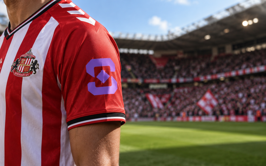 Sunderland Names Crypto Casino Shuffle as New Sleeve Sponsor
