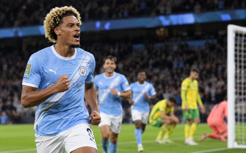 Floyd Samba, Manchester City, Norwich, football, sport