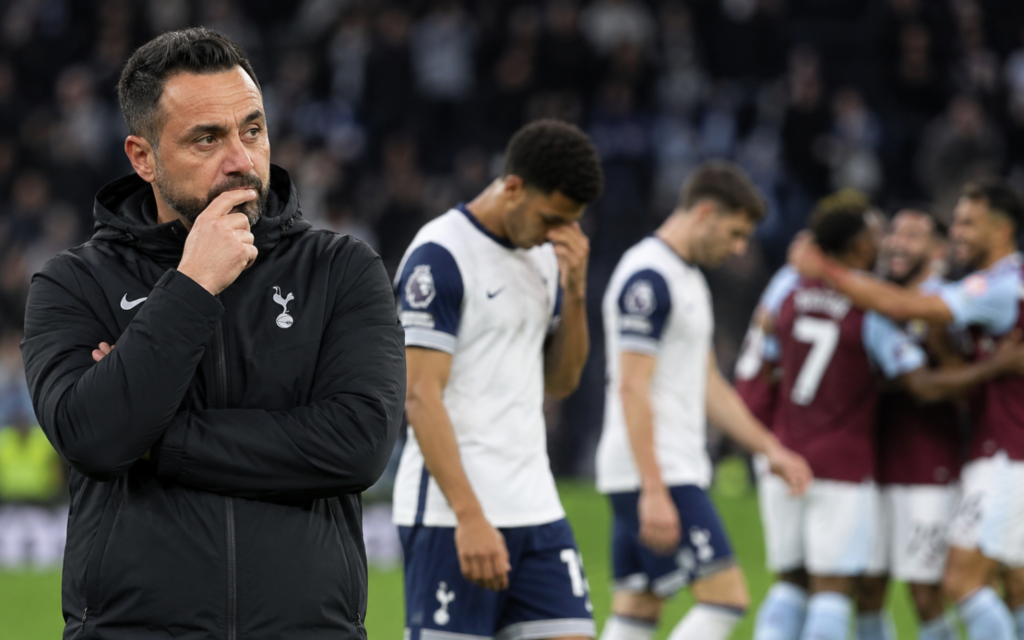 Roberto De Zerbi, Tottenham, Aston Villa, football, sport