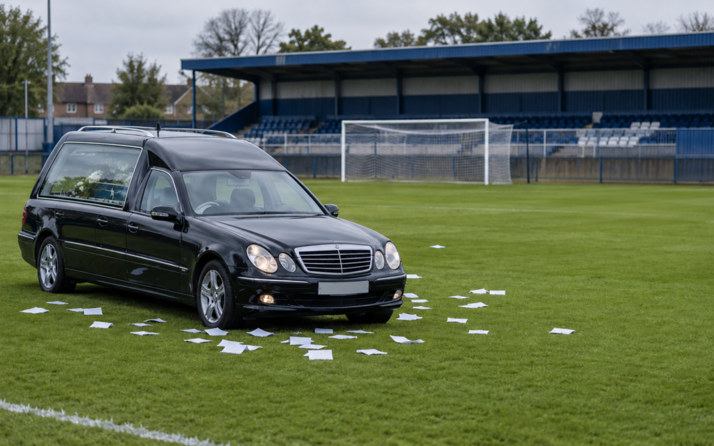 Subaru, football pitch, legal