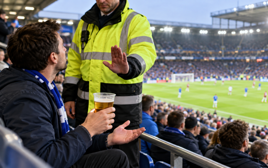 Football fan, security, alcohol ban, football, sport