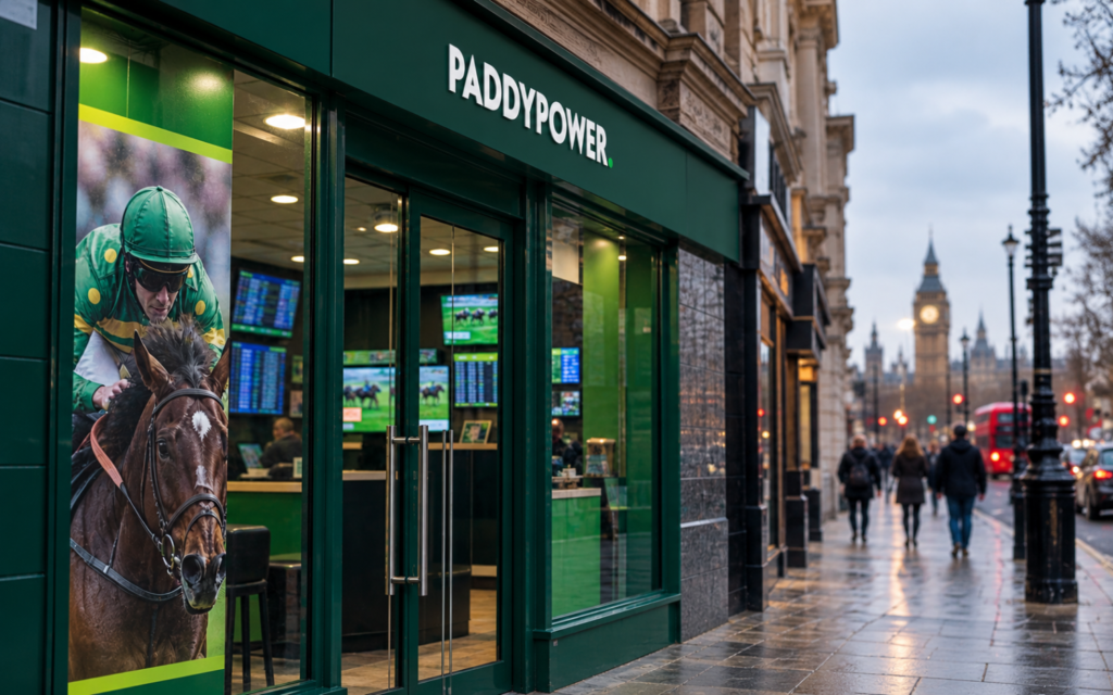 Flutter Reviews Up to 100 Paddy Power Shops as UK Gambling Costs Rise
