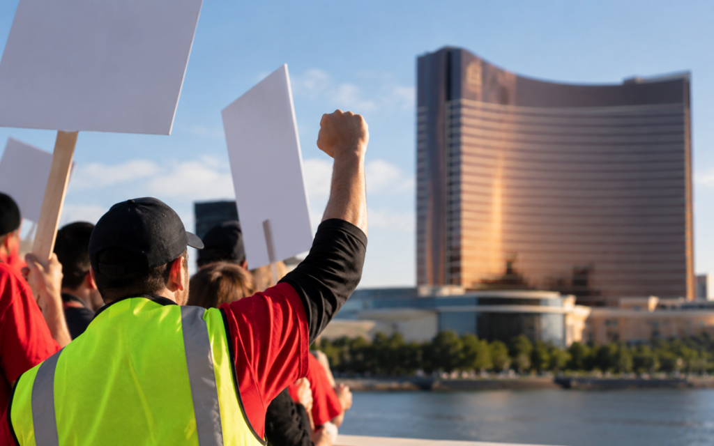 More Than 1,300 Encore Boston Harbor Workers Strike as Contract Talks Stall