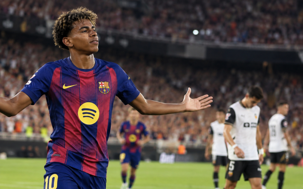 Barcelona Thrash Valencia 5-0 to Take Early Control of La Liga