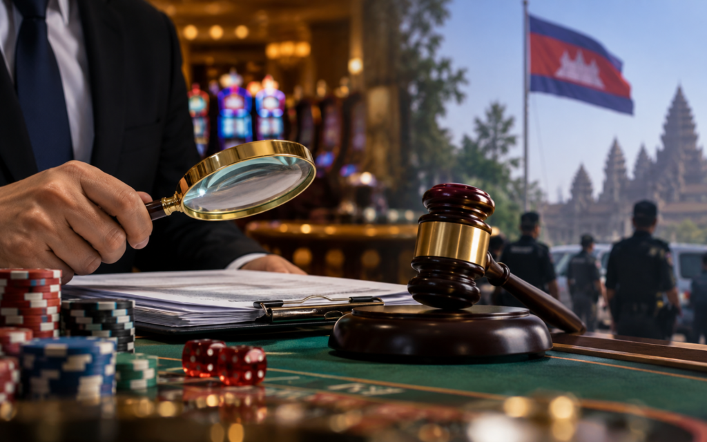 Investigation, casino, Cambodia