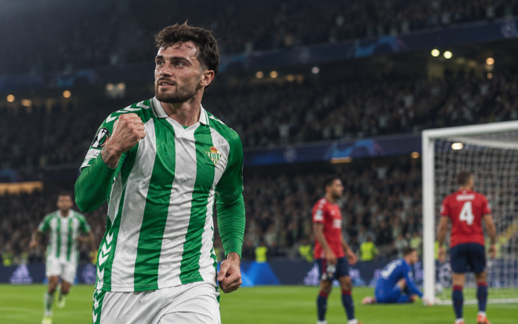 Parrott Fires Betis to Comeback Champions League Win at Lille