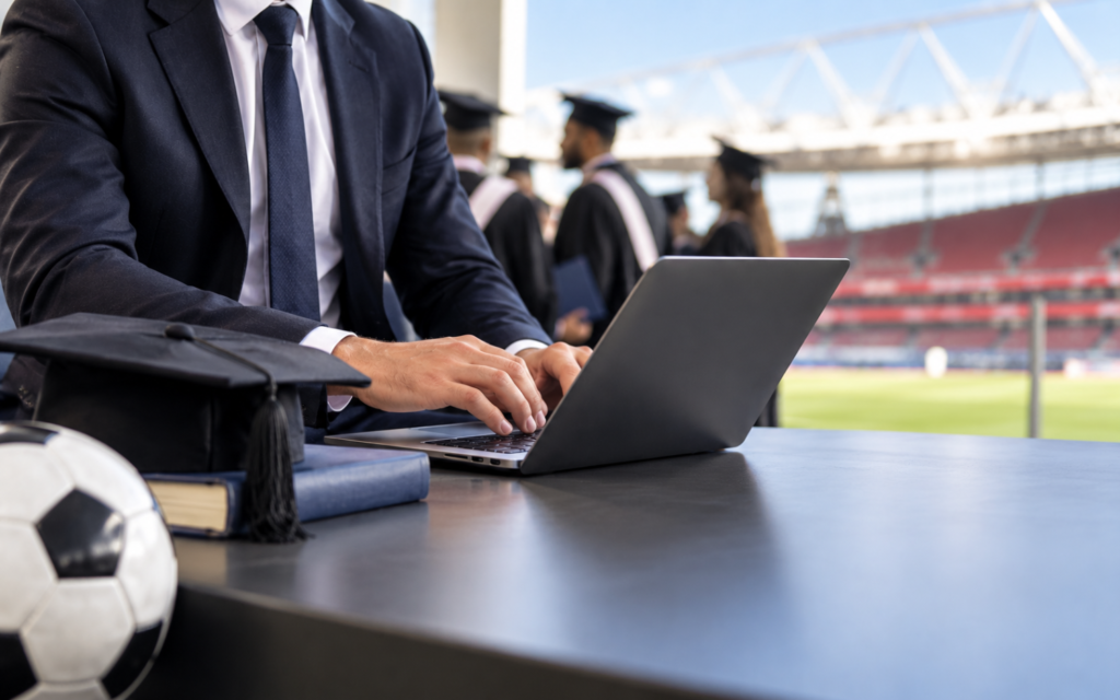 Study, graduation, football, sport