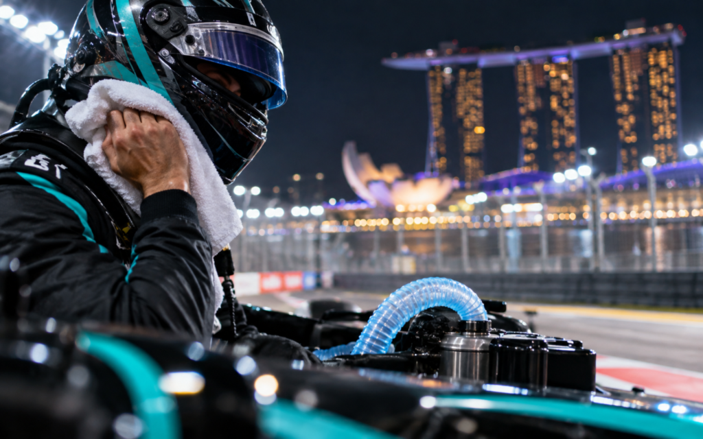 Heat hazard, F1, sport