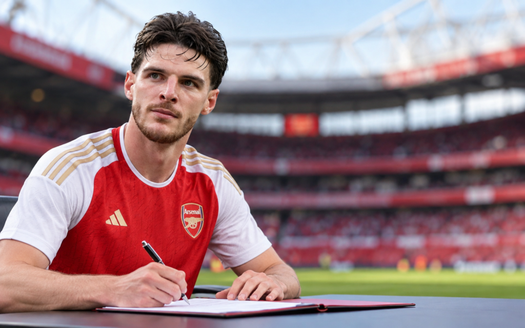 Declan Rice, Arsenal, football, sport