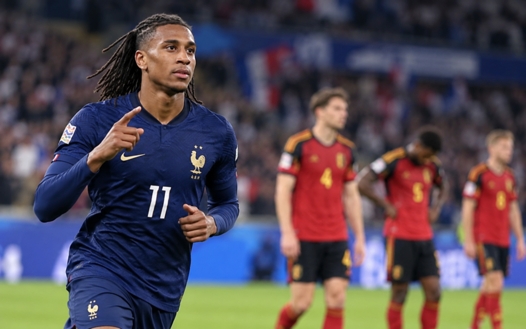 Michael Olise, France, Belgium, football, sport